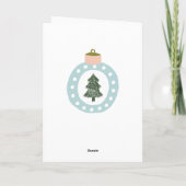 Carte de voeux de Noël "de Chambre de pain (Dos)