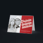 Carte de voeux de Noël de Falalala<br><div class="desc">Conçu par fat*fa*tin. Facile à customiser avec votre propre texte,  photo ou image. Pour des demandes personnalisées,  veuillez contacter fat*fa*tin directement. Des frais personnalisés s'appliquent. www.zazzle.com/fat_fa_tin www.zazzle.com/color_therapy www.zazzle.com/fatfatin_blue_knot www.zazzle.com/fatfatin_red_knot www.zazzle.com/fatfatin_mini_me www.zazzle.com/fatfatin_box www.zazzle.com/fatfatin_design www.zazzle.com/fatfatin_ink</div>