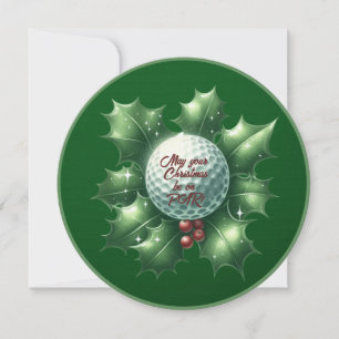 Carte de voeux de Noël de Golf Buddy