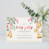 Carte de voeux de Noël de la famille Holy Jolly (Debout devant)