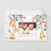 Carte de voeux de Noël de la famille Holy Jolly (Dos)