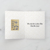 Carte de voeux de Noël de la Parties scintillant b (Intérieur)