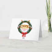 Carte de voeux de Noël de la vieille ville (Dos)