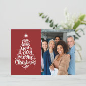 Carte de vœux de Noël de l'équipe rouge Business W (Debout devant)