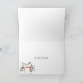 Carte de voeux de Noël de Love Joy Peace (Intérieur)