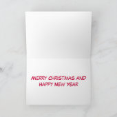 Carte de voeux de Noël de Melvin (Intérieur)
