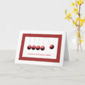 Carte de voeux de Noël de Newton (Fleur jaune)