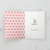 Carte de voeux de Noël de Noël de Noël de Noël (Intérieur)