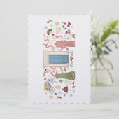 Carte de vœux de Noël de Randalls Flat (Debout devant)