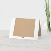 Carte de voeux de Noël de vacances de houx de (Dos)