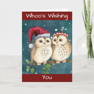 Carte de voeux de Noël de Whoo