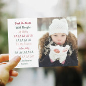 Carte de vœux de Noël Deck The Halls