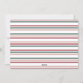 Carte de vœux de Noël Deck The Halls (Dos)