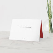 Carte de voeux de Noël d'entreprise (Dos)