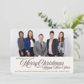 Carte de vœux de Noël d'entreprise commerciale 2 (Debout devant)