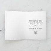 Carte de vœux de Noël d'entreprise Joyeux Noël mod (Intérieur)