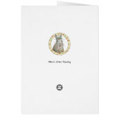 Carte de voeux de Noël des Anges croisés (Dos)