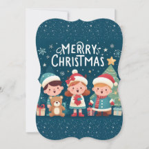 Carte de voeux de Noël des camarades de classe