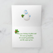 Carte de voeux de Noël des Snowmen (Intérieur)