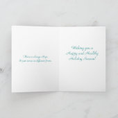 Carte de voeux de Noël d'espoir (Intérieur)