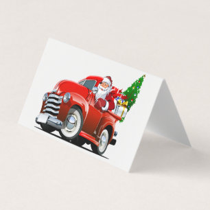 Carte de vœux de Noël dessin animé