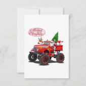 Carte de vœux de Noël dessin animé (Devant)