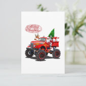 Carte de vœux de Noël dessin animé (Debout devant)