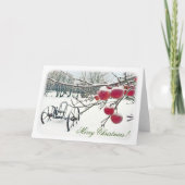 Carte de voeux de Noël d'hiver ! (Devant)