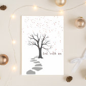 Carte de vœux de Noël Dieu avec nous