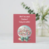 Carte de vœux de Noël douce (Debout devant)
