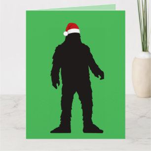 CARTE DE VŒUX DE NOËL DRÔLE BIG FOOT