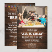 Carte de vœux de Noël drôle de vacances photo (Devant / Derrière)