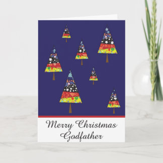 carte de voeux de noël du parrain