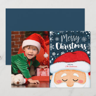 Carte de voeux de Noël du Père Noël