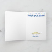 Carte de voeux de Noël du policier spirituel (Intérieur)