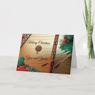 Carte de voeux de Noël Dulcimer