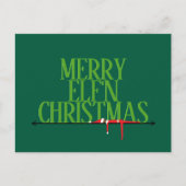 Carte de vœux de Noël Elf Shenanigans (Devant)
