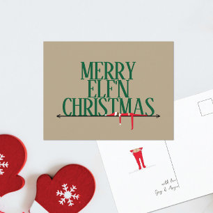 Carte de vœux de Noël Elf Shenanigans