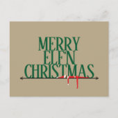 Carte de vœux de Noël Elf Shenanigans (Devant)