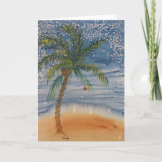 Carte de voeux de Noël en Californie