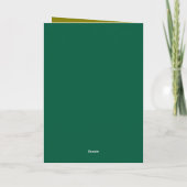 Carte de vœux de Noël en forme d'arbre en bonbons  (Dos)