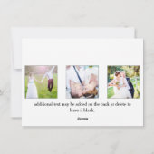 Carte de vœux de Noël en typographie Avant & Arriè (Dos)