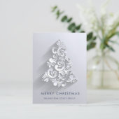 Carte de vœux de Noël Entreprise Ornement (Debout devant)