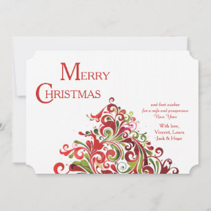 Carte de vœux de Noël Esprit de Noël