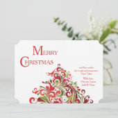 Carte de vœux de Noël Esprit de Noël (Debout devant)