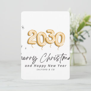 Carte de vœux de Noël et du Nouvel An 2030