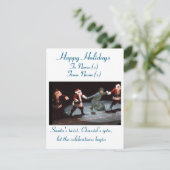 Carte de voeux de Noël et Hanoukka (Debout devant)