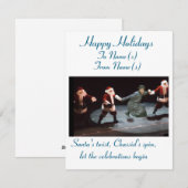Carte de voeux de Noël et Hanoukka (Devant / Derrière)