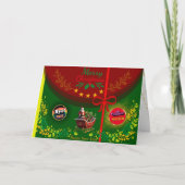 Carte de voeux de Noël et Nouvel An repliée 2023-2 (Devant)