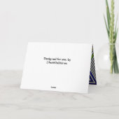 Carte de vœux de Noël étoile arc-en-ciel pour la p (Dos)